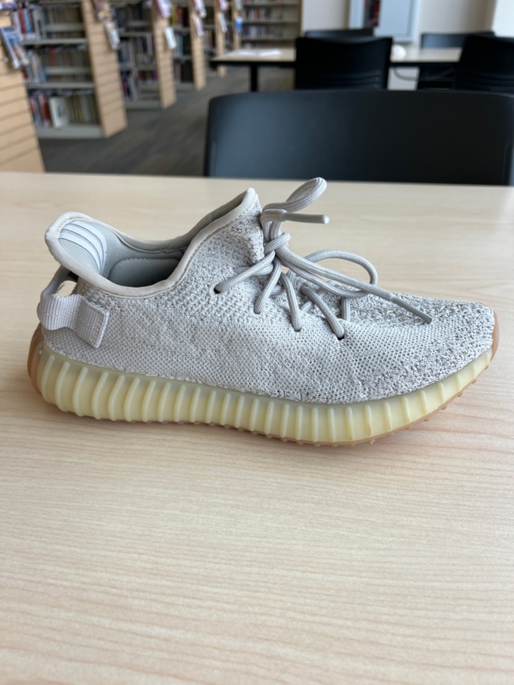 YEEZY x Adidas 350 V2 sesame sneakers neutral modern futuristic streetwear 6.5 - Picture 8 of 12
